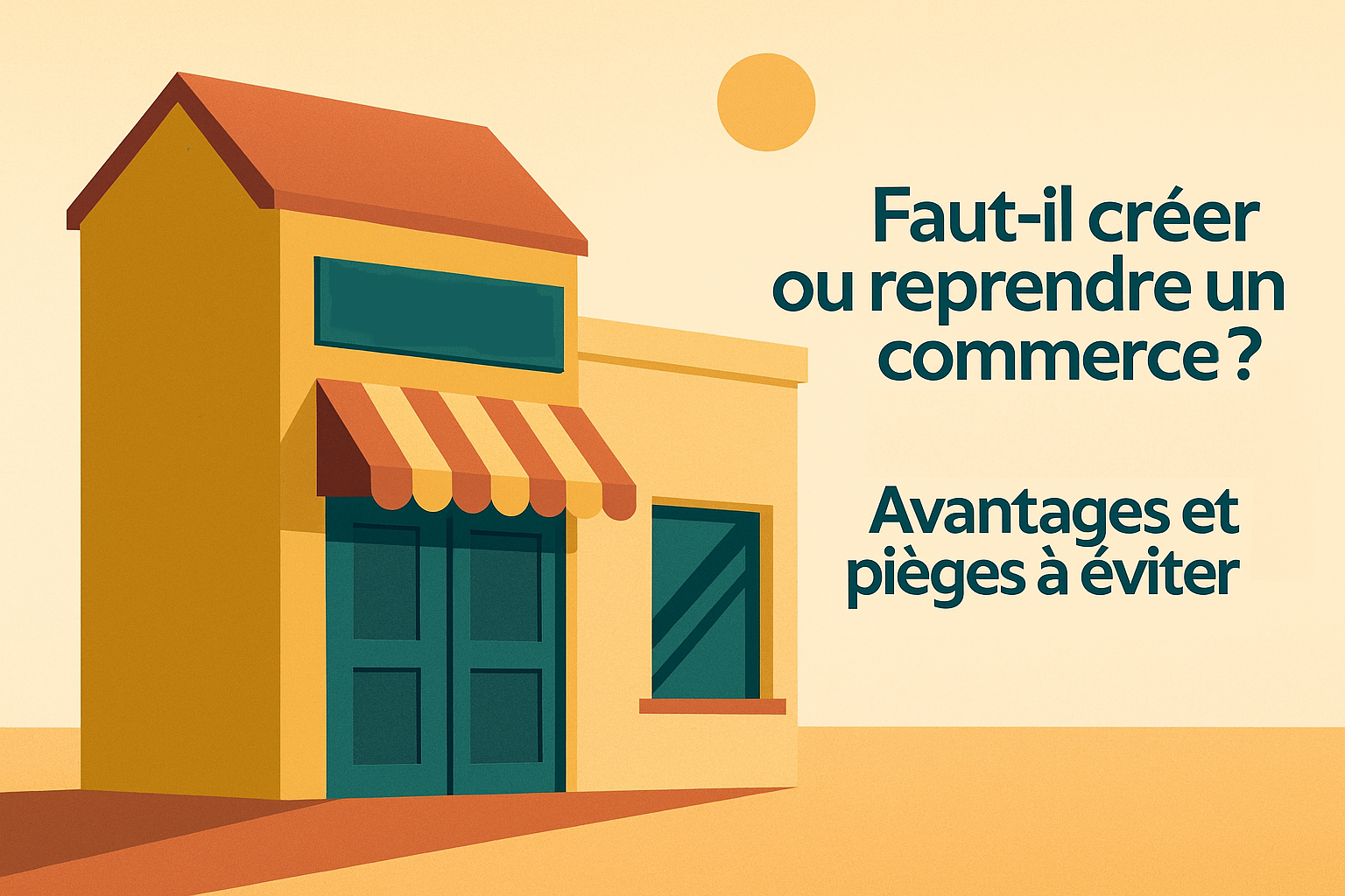 Faut-il créer ou reprendre un commerce ? Avantages et pièges à éviter